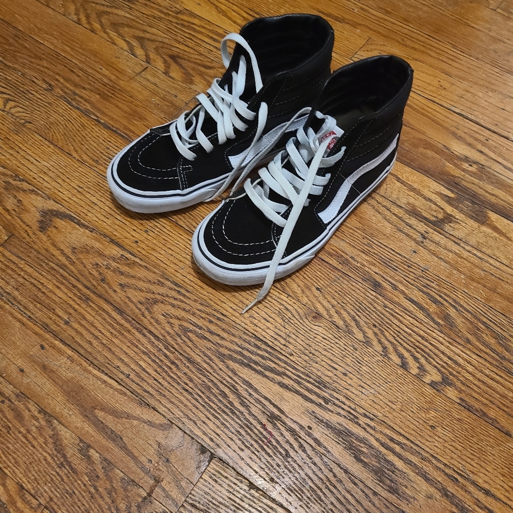 Black high top vans